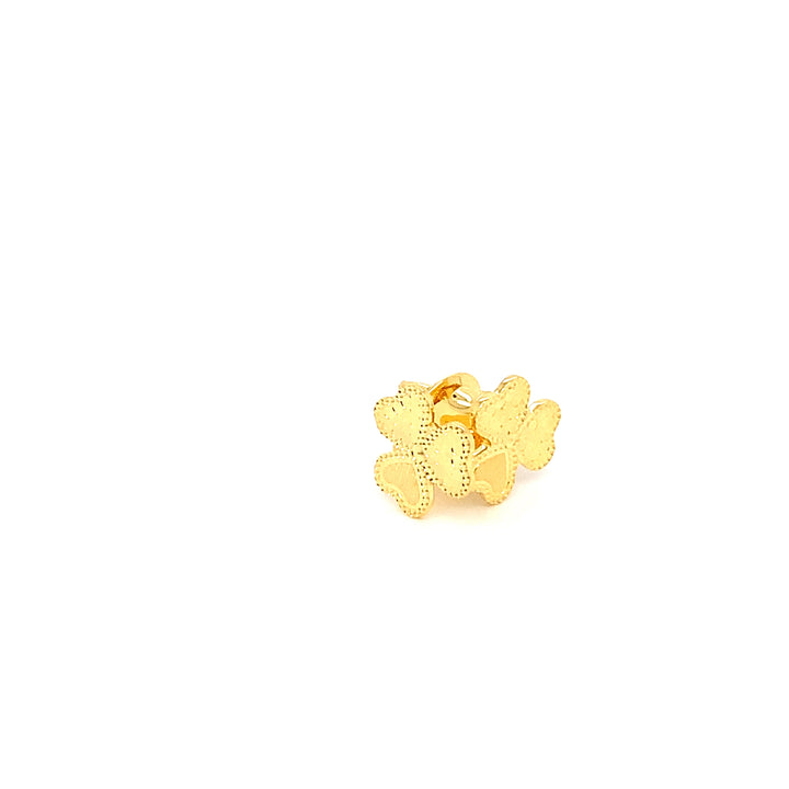 22K YG Fancy Earring-1pair