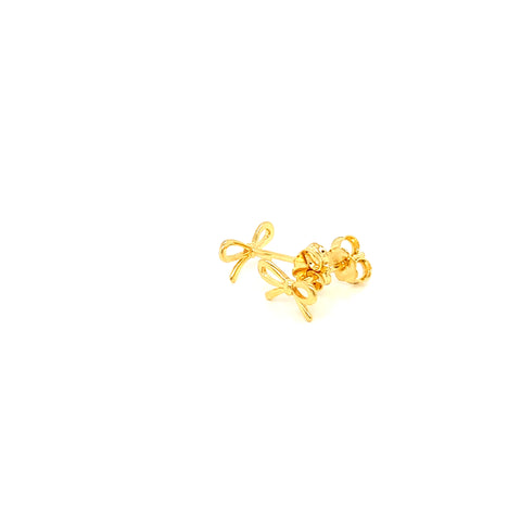 22K YG Fancy Earring-1pair