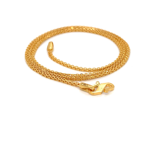 22K YG Milan Chain-1pc