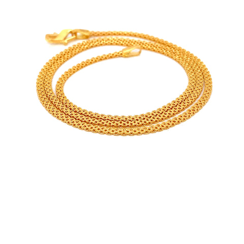 22K YG Milan Chain-1pc