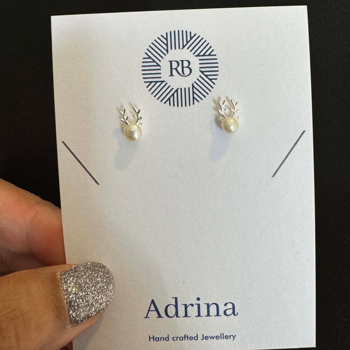 Sterling Silver with FWP Earring-1pair