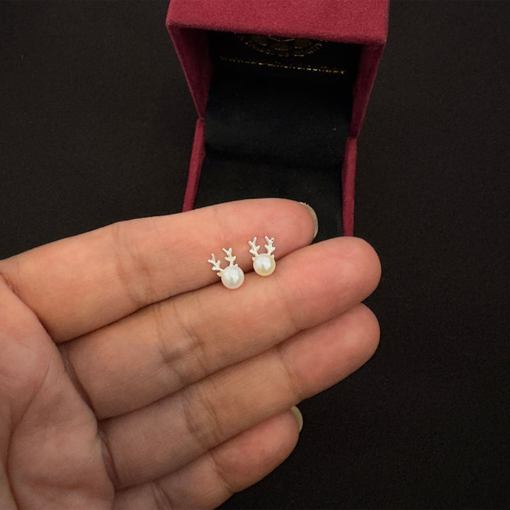 Sterling Silver with FWP Earring-1pair
