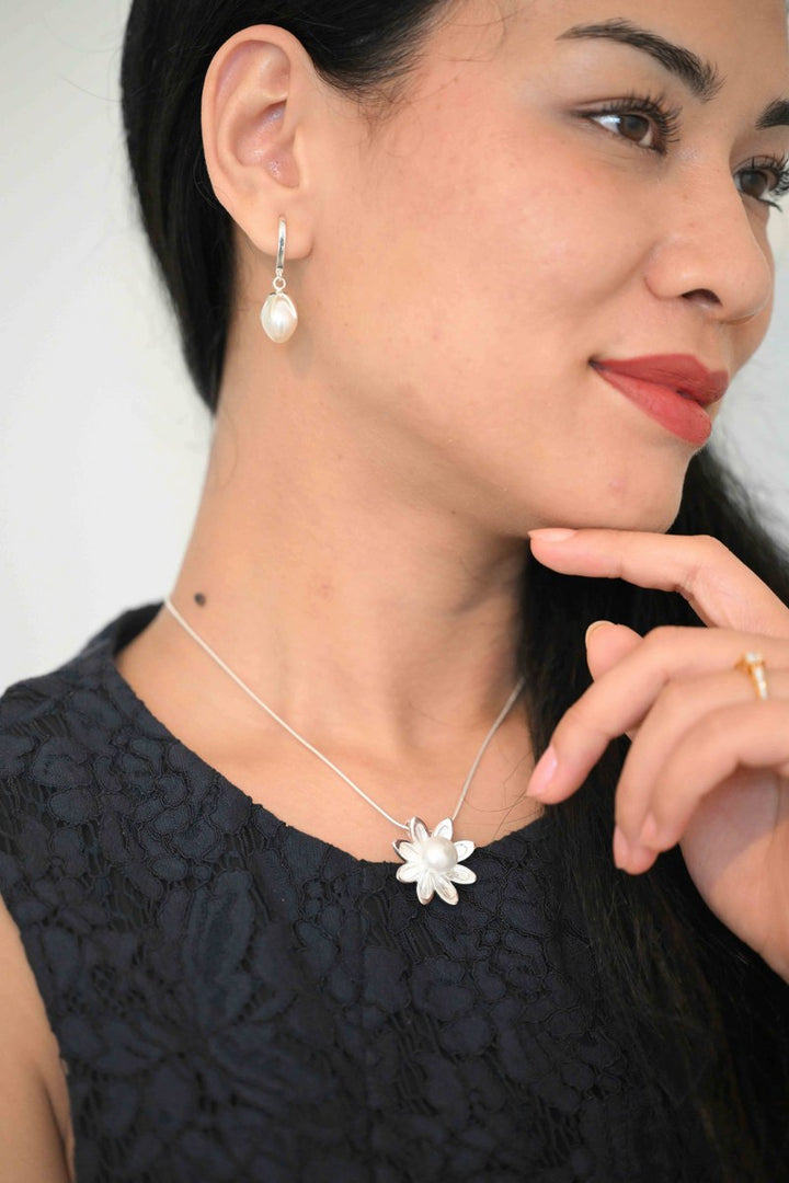 Sterling Silver with FWP Necklace-1pc