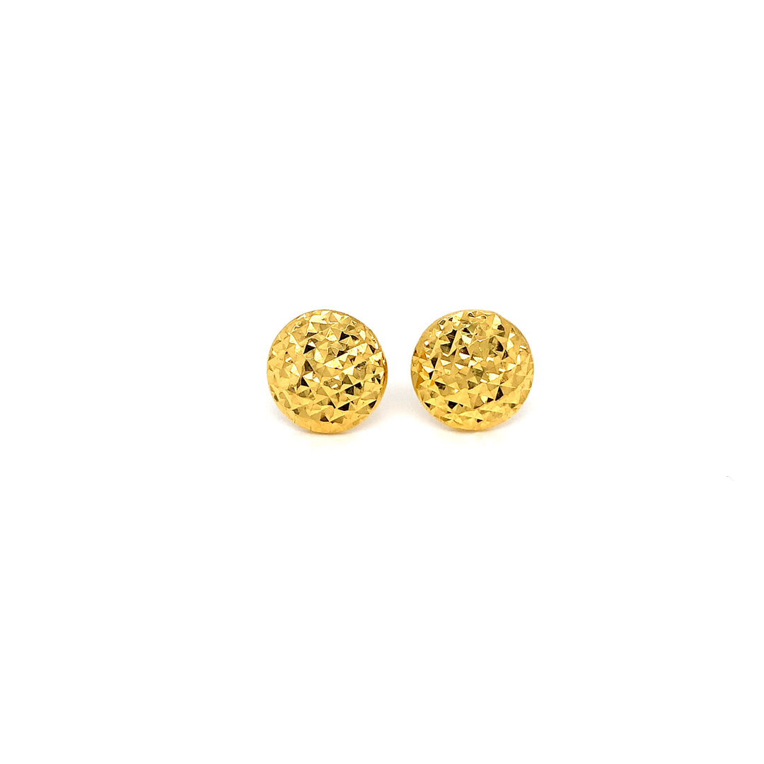 22K YG Fancy Earring-1pair