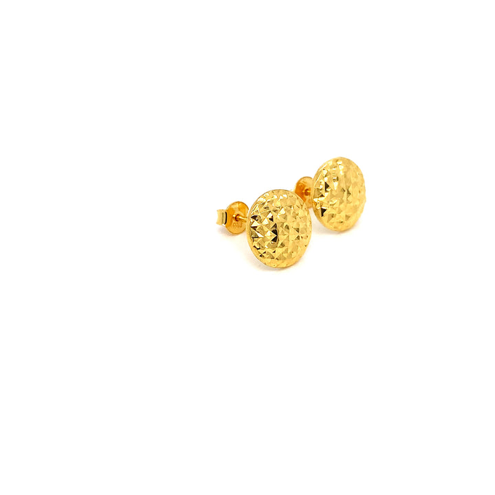 22K YG Fancy Earring-1pair