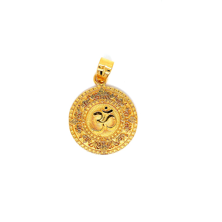 22K YG OM Pendant-1pc