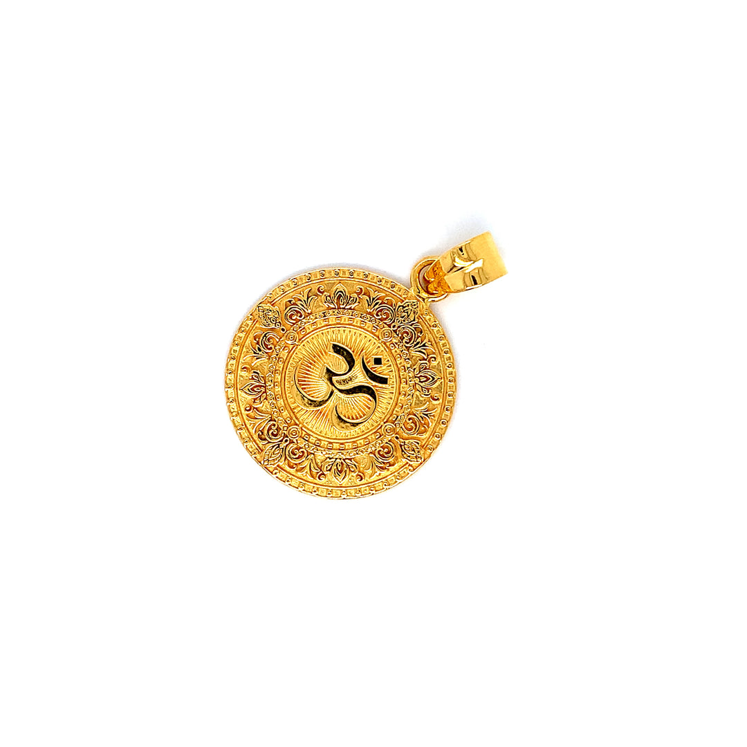 22K YG OM Pendant-1pc