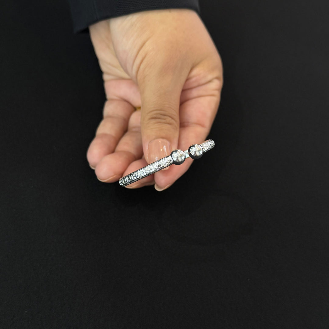 Sterling Silver Kids Bangle-1pc