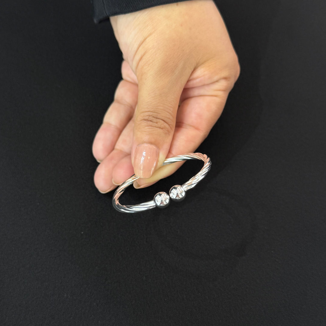 Sterling Silver Kids Bangle-1pc