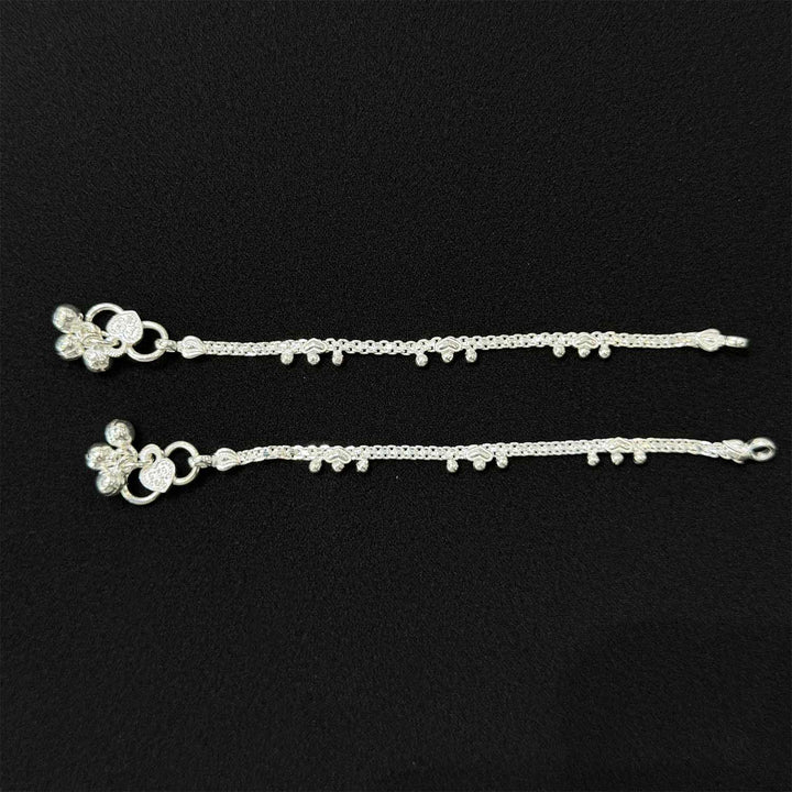 Sterling Silver Kids Anklet-1pair