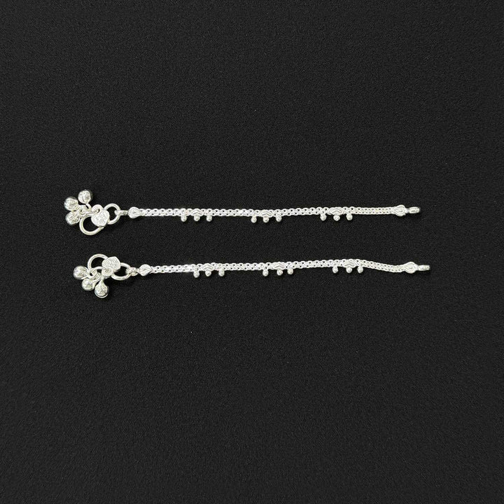 Sterling Silver Kids Anklet-1pair