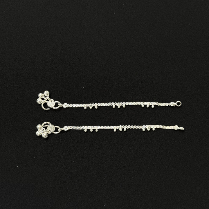 Sterling Silver Kids Anklet-1pair