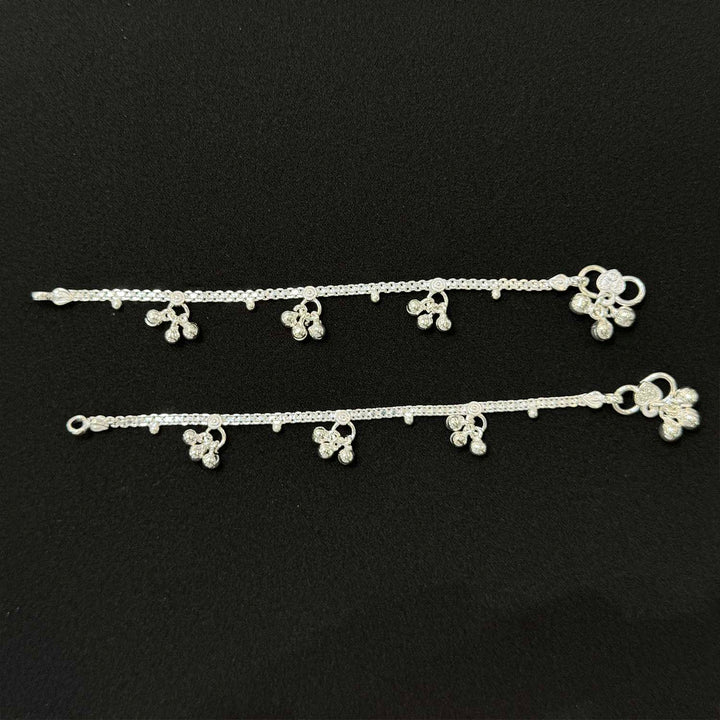 Sterling Silver Kids Anklet-1pair