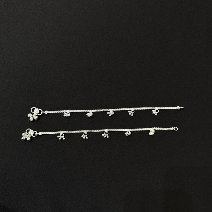 Sterling Silver Teenager Anklet-1pair