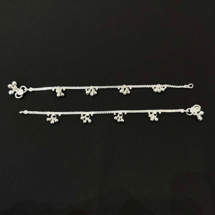 Sterling Silver Teenager Anklet-1pair