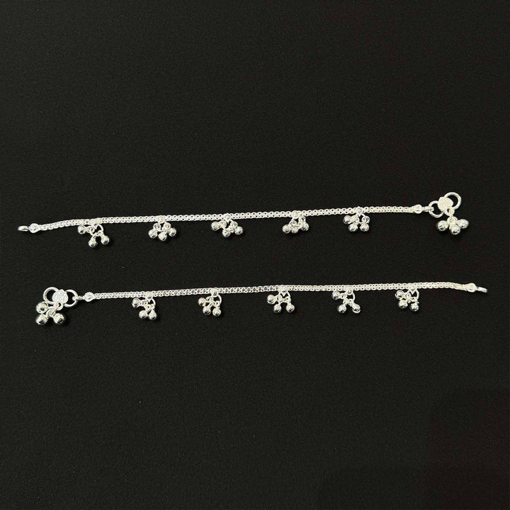 Sterling Silver Teenager Anklet-1pair