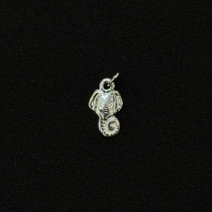 Sterling Silver Ganesh Head Pendant-1pc
