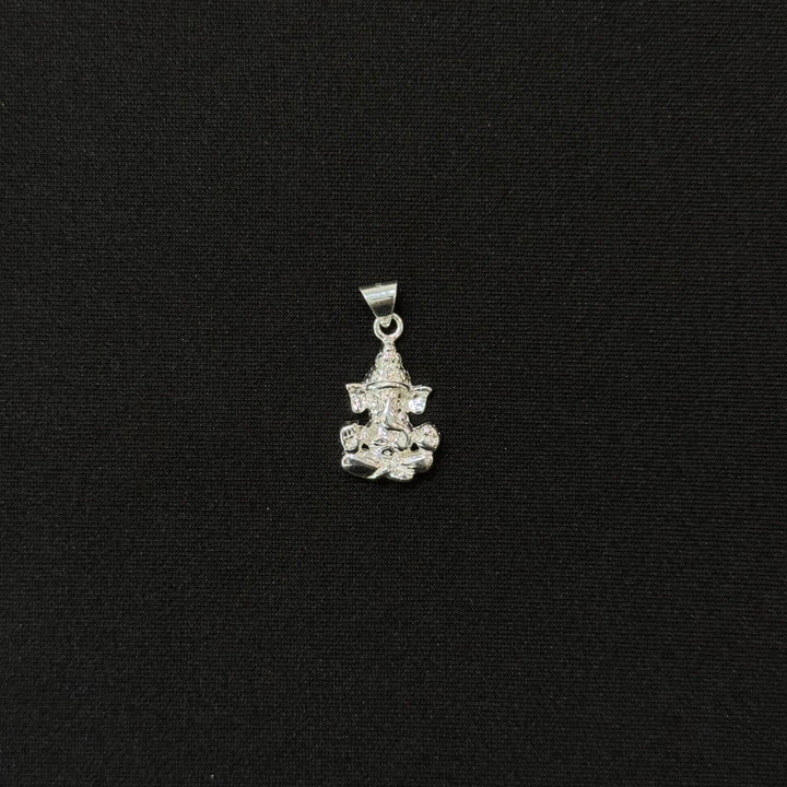 Sterling Silver Full Ganesh Pendant-1pc