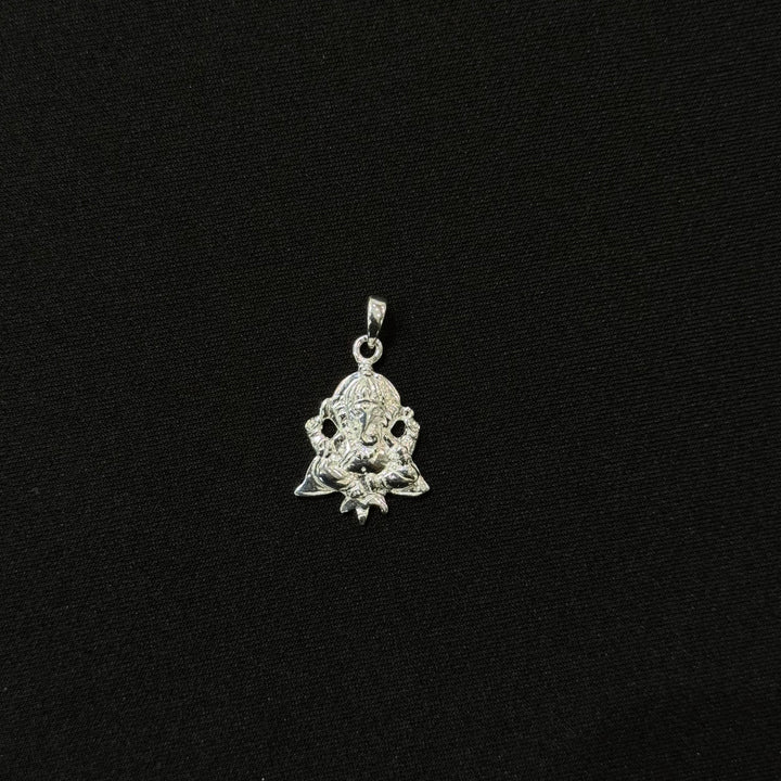 Sterling Silver Full Ganesh Pendant-1pc