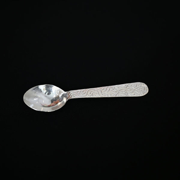 Silver Carved Spoon-1pc