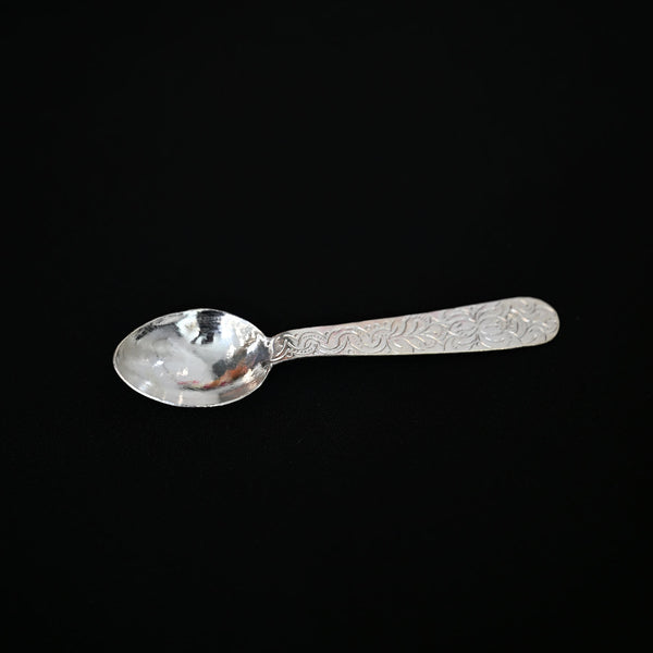 Silver Carved Spoon-1pc