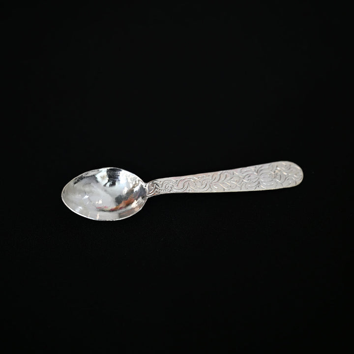 Silver Carved Spoon-1pc