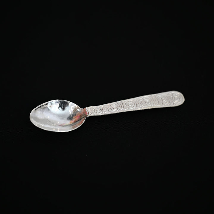 Silver Carved Spoon-1pc