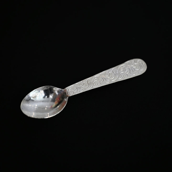 Silver Carved Spoon-1pc