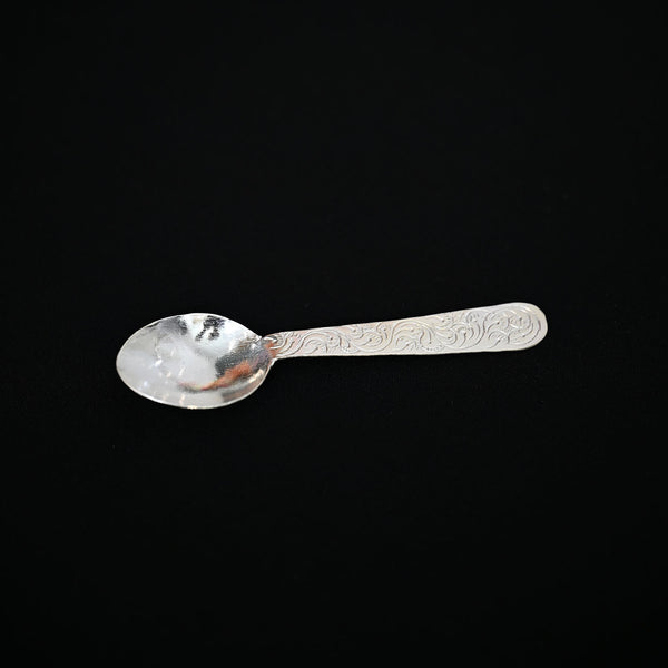Silver Carved Spoon-1pc