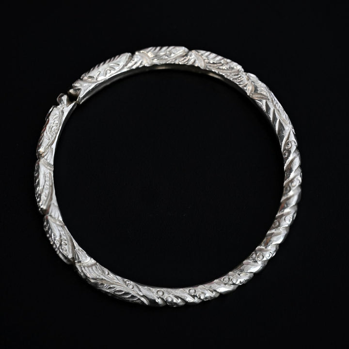 Pure Silver Adult Bangle-1pc