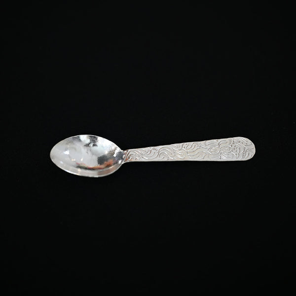 Silver Carved Spoon-1pc