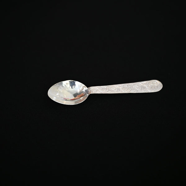 Silver Carved Spoon-1pc