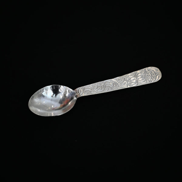Silver Carved Spoon-1pc