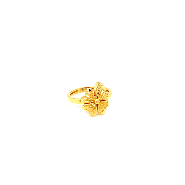 22K YG Flower Ring-1pc