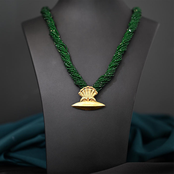 Traditional YG Green Pote Tayo Pendant-1pc