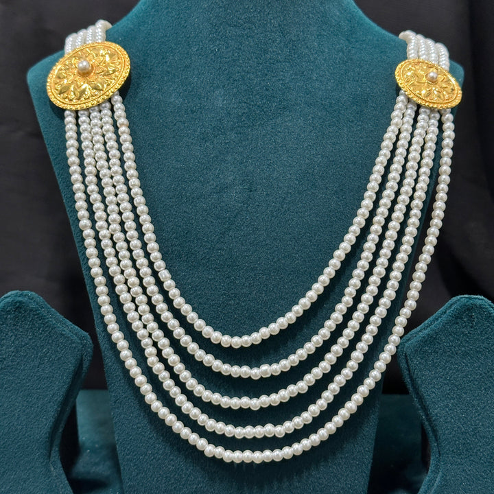 Traditional YG Simulant Pearl Chandrahaar-1pc