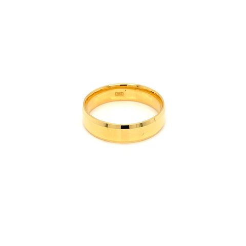 22K YG Band Ring-1pc