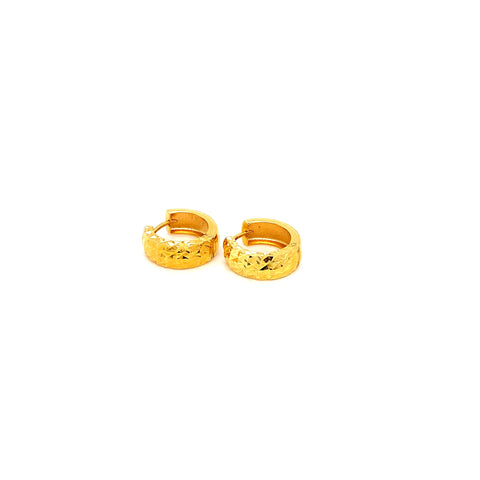 22K YG Clip HP Earring-1pair