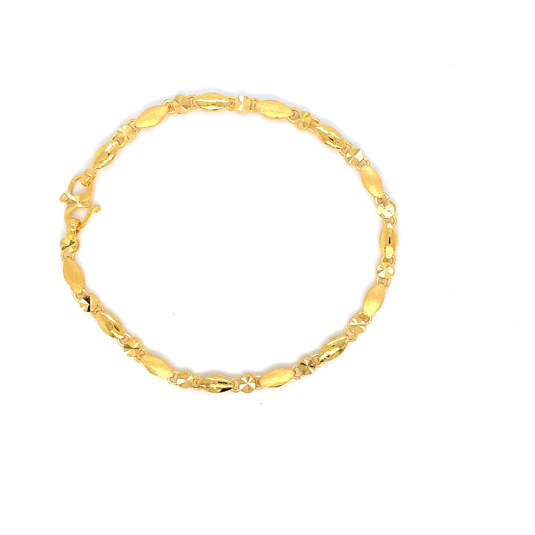 22K YG Fancy Bracelet-1pc