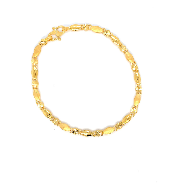 22K YG Fancy Bracelet-1pc