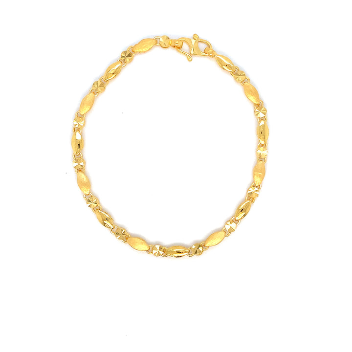 22K YG Fancy Bracelet-1pc