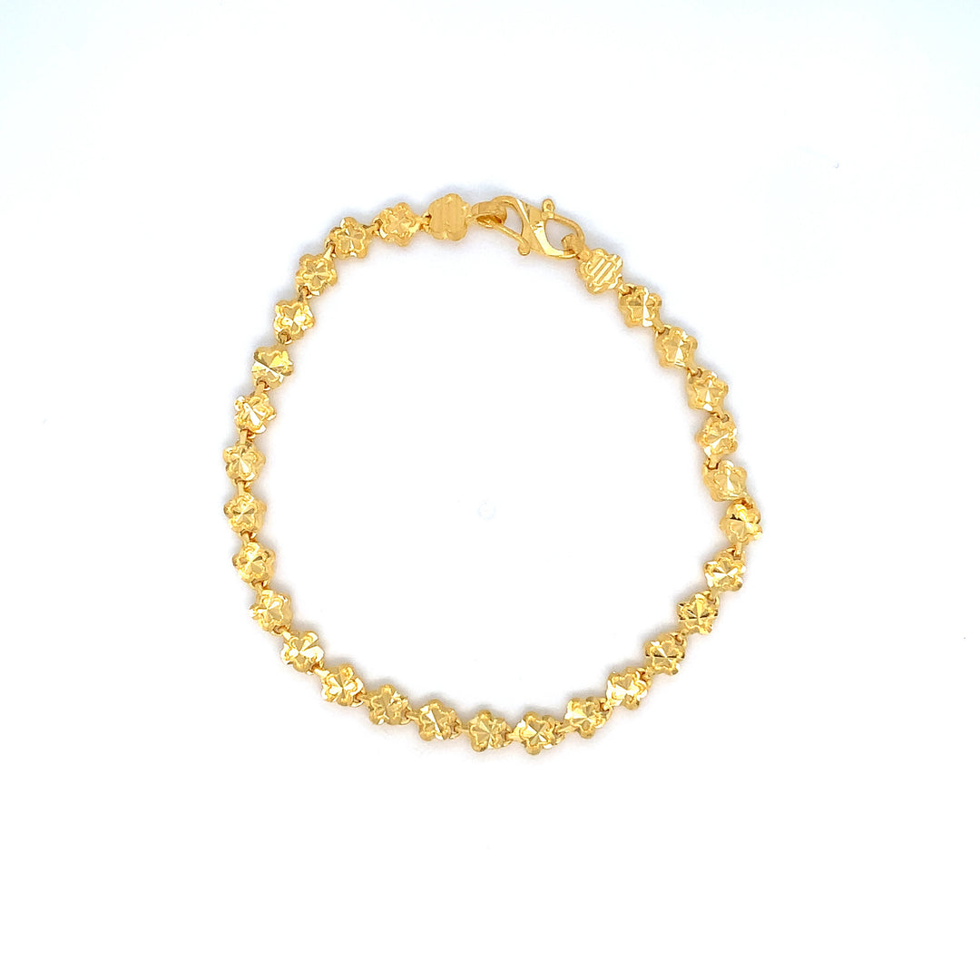 22K YG Fancy Bracelet-1pc