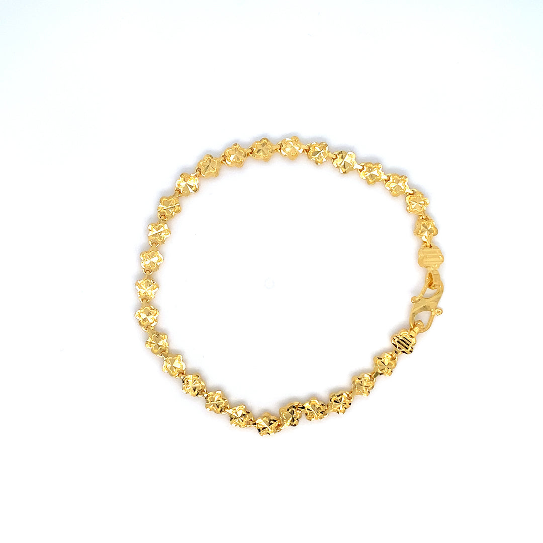 22K YG Fancy Bracelet-1pc