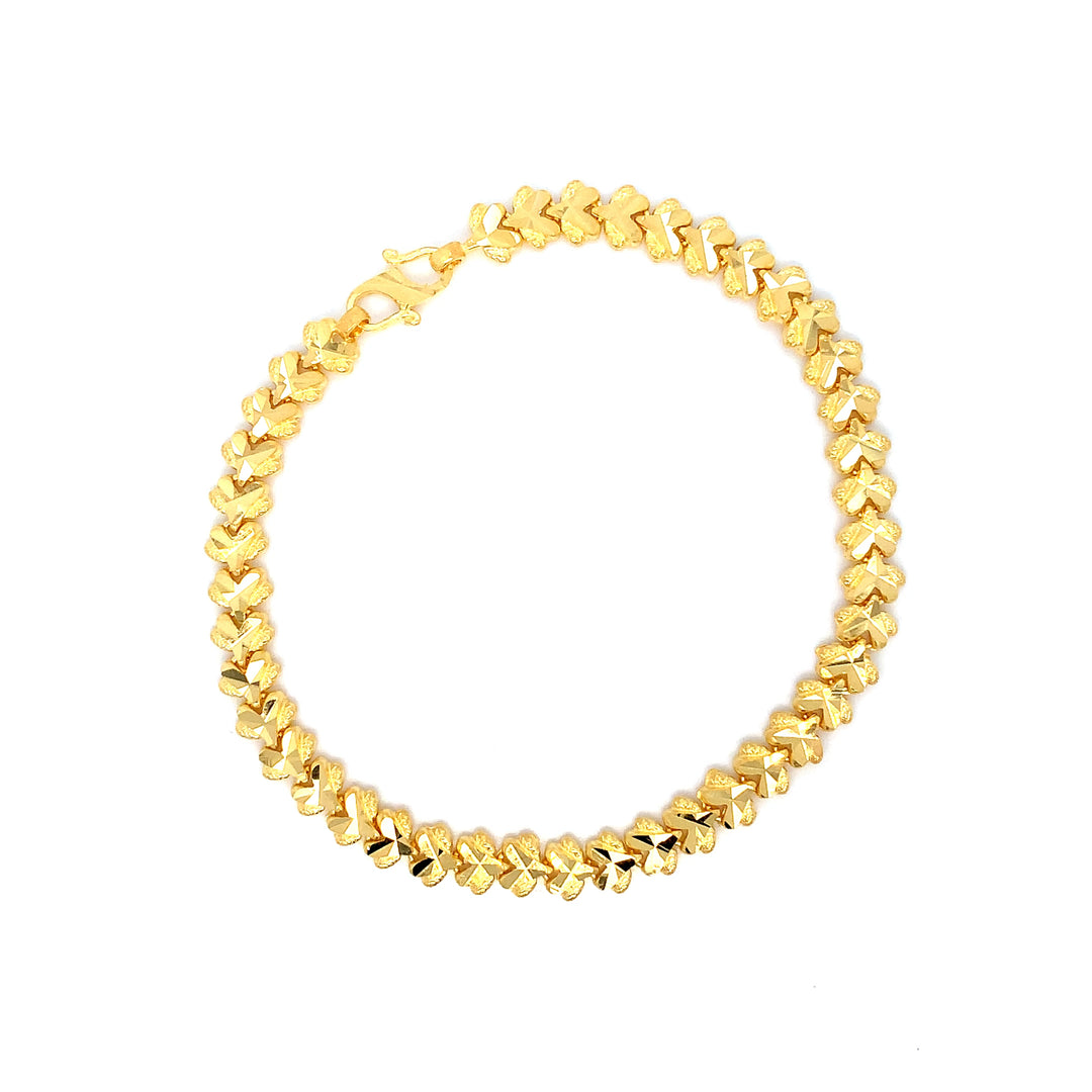 22K YG Fancy Bracelet-1pc