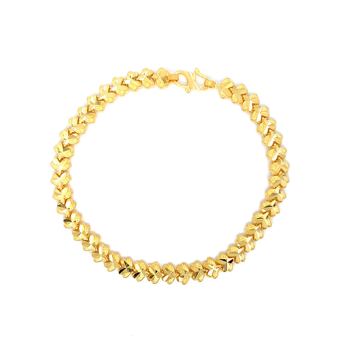 22K YG Fancy Bracelet-1pc