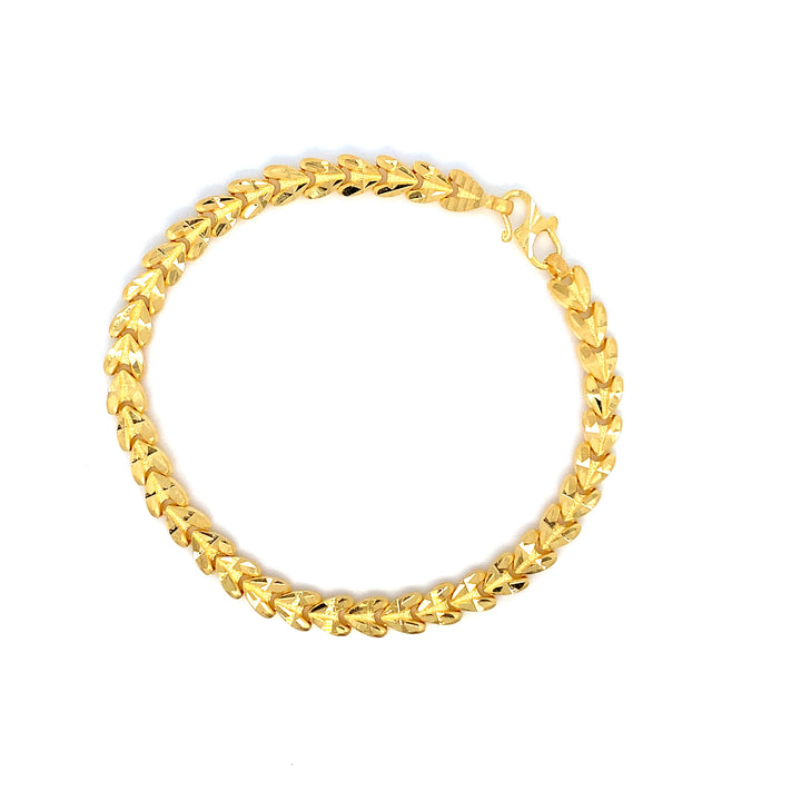 22K YG Fancy Bracelet-1pc