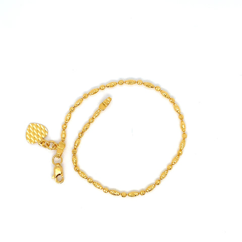 22K YG Fancy Bracelet-1pc