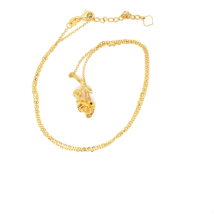 22K YG Fancy Adjustable Necklace-1pc