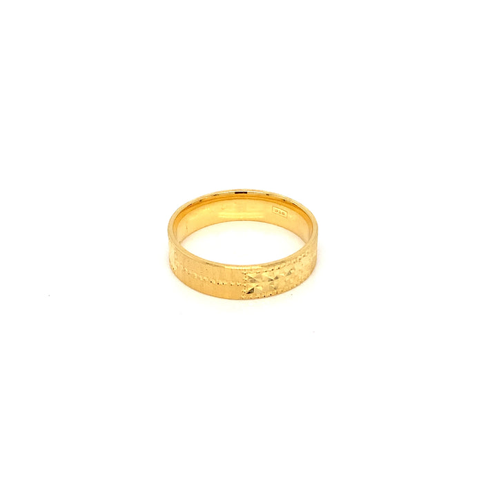 22K YG Fancy Band Ring-1pc