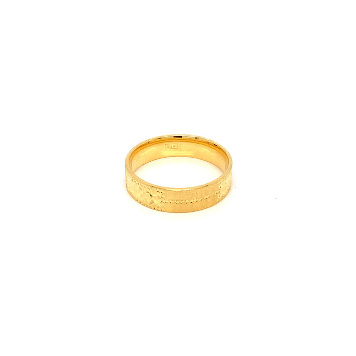 22K YG Fancy Band Ring-1pc